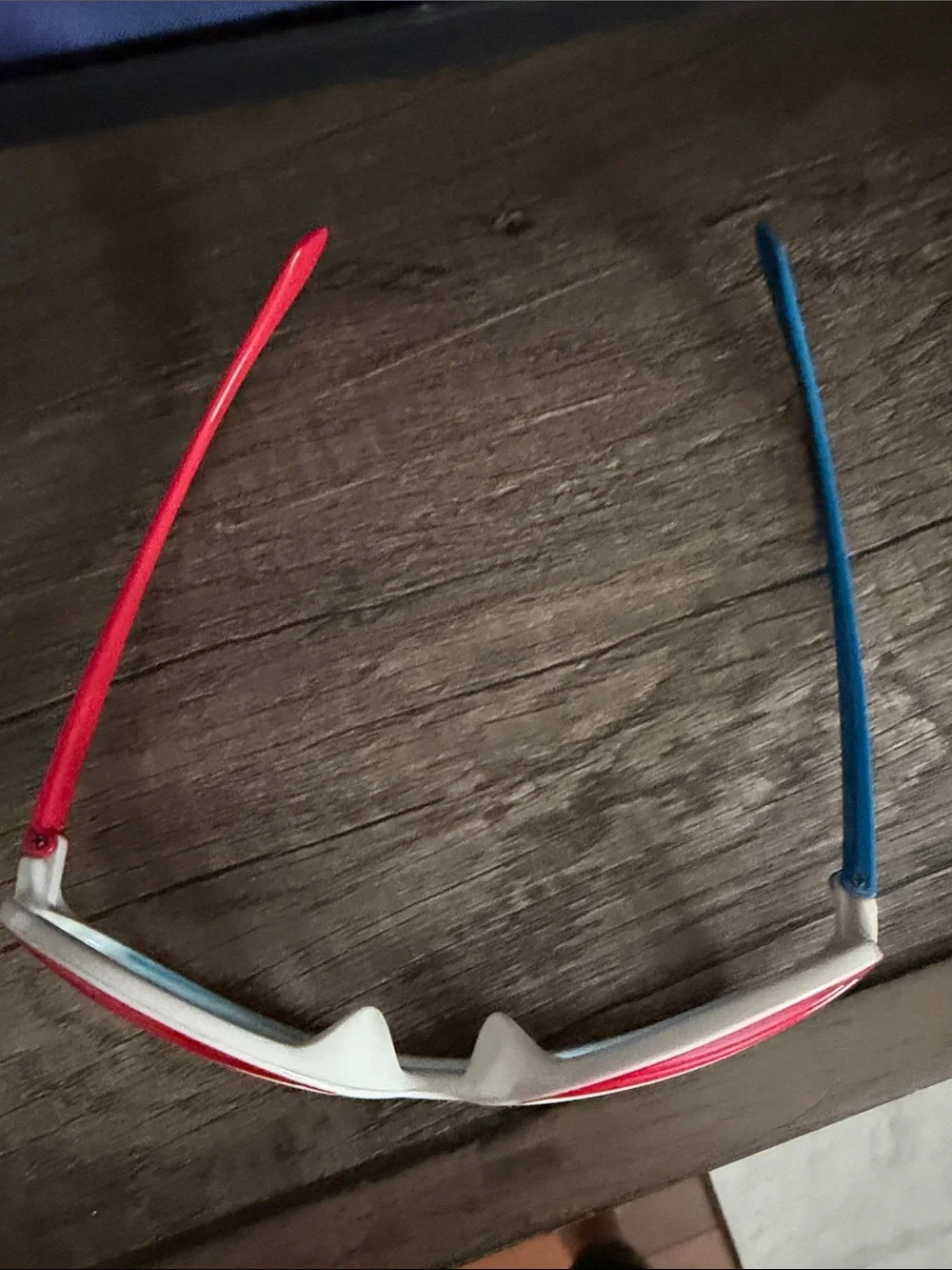 Patriotic Red White Blue Slotted Party Sunglasses